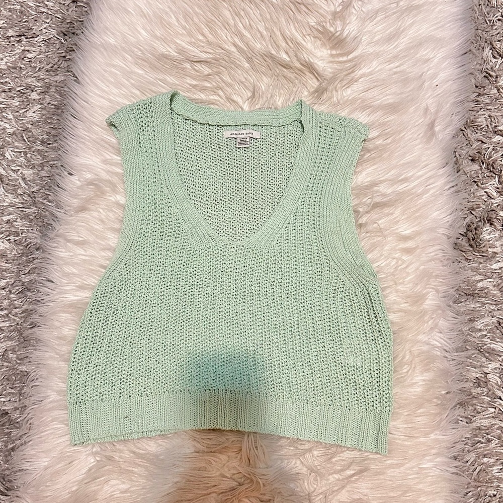 Green Knit Sweater